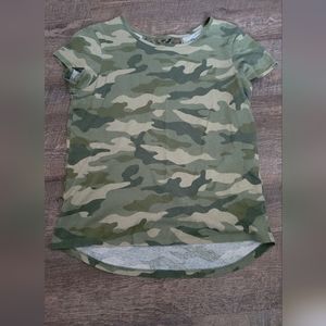 Girls size XL Old Navy camo top